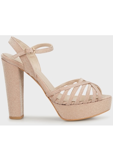 Lela Simli Platform Topuklu Bayan Ayakkabı 34718407023 Rose