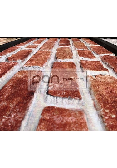 5 Adet X Tuğla Desenli 3D Strafor Köpük Duvar Kaplama Paneli (446785546)