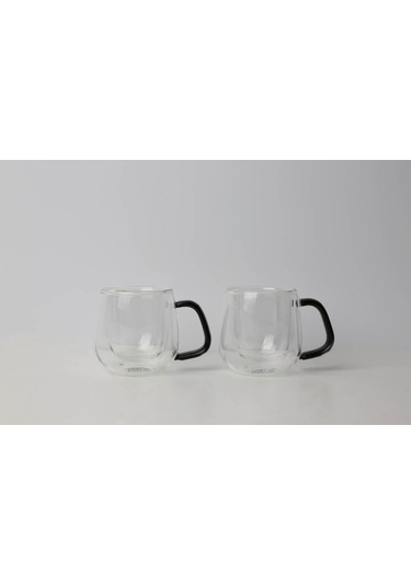 Lyhl 002 Classica 100 Ml Çift Çidarlı Borasilica 2'Li Espresso Ba