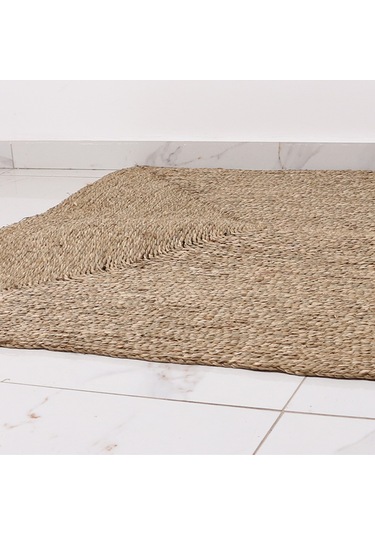 Dekoratif 150x120 Cm. Deniz Sazı Halı & Duvar Dekoru Bej