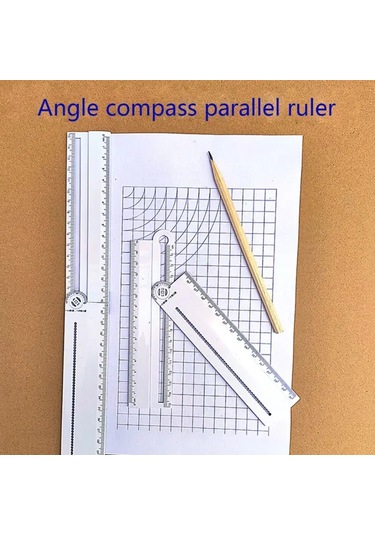 1 Adet Basit Tarzı 30cm Şeffaf Dikdörtgen Cetvel İletki Öğrenci