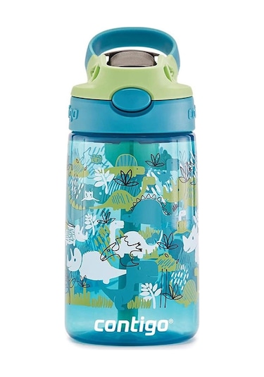 Contigo Gizmo Flip Pro Dinos Tritan Çocuk Suluğu 420ml Yeşil