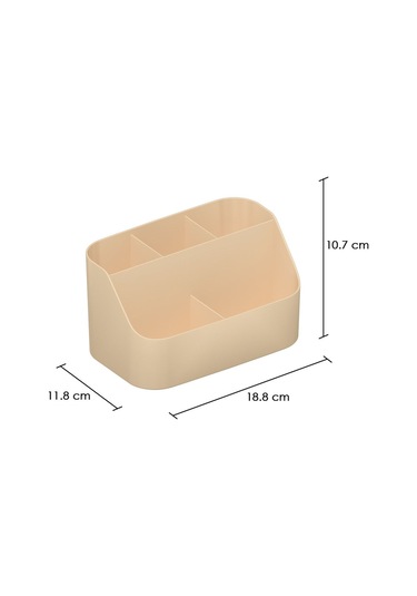 Genius Makyaj Düzenleyici Ve Kozmetik Saklama Kutusu Organizer 3'lü Set Krem