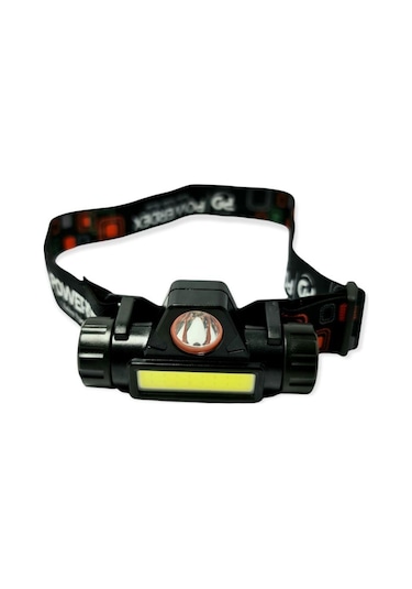 Powerdex Pd-6672 Ledli Şarjlı Kafa Lambası Siyah