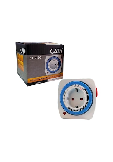 Cata CT-9180 Prizli Mekanik Zaman Saati Ayarlanabilir 3500w