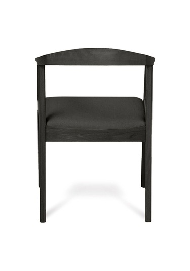 Helsinki Antrasit C Model Bohem Siyah Ahşap Sandalye