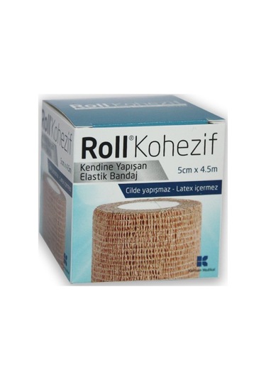 Roll Kohezif Elastik Bandaj 5Cm x 4.5M