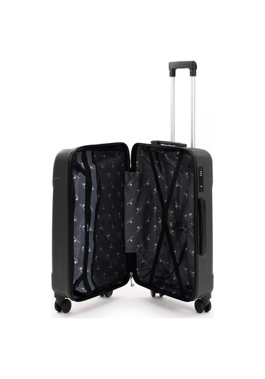 Petra Lüx 2'li Abs Valiz Seti Büyük & Orta Boy Antrasit Antrasit
