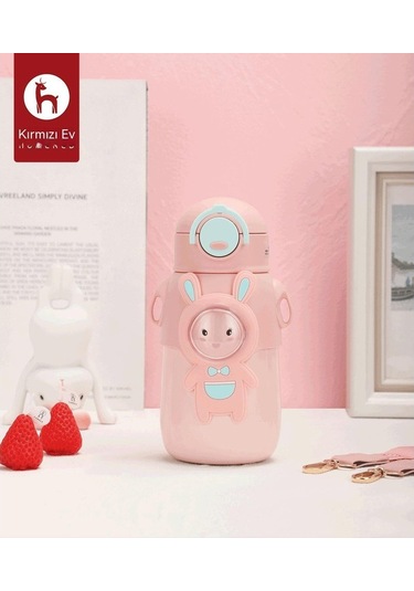 Dinosaurs Order 316 Paslanmaz Çelik Termos Bardak Çocuklar Soğuk Termos Bardak Taşınabilir Su Bardağı Çocuklar Su Bardağı-422 Altın