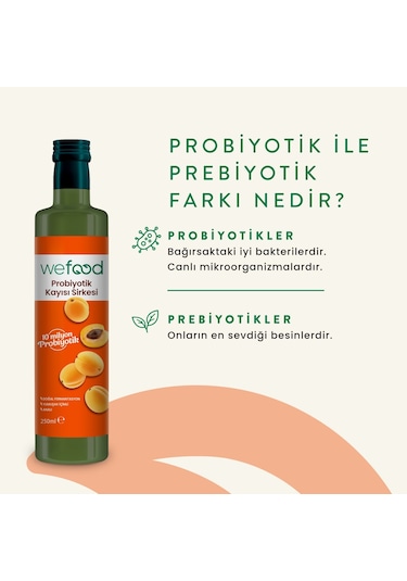 Wefood Probiyotik Kayısı Sirkesi 250 Ml 8683347037353