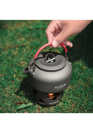 Geeksen Alocs Cs-b02 100ml Anodize Alüminyum Alkol Ofisi, Islak Kapaklı Ve Tutuculu, 140g Hafif Tasarım Gri