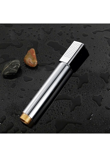 Xindoker Bakır Ve Paslanmaz Çelik Krom Basınçlı Duş Başlığı, Kolay Kurulum, Hızlı Temizleme, Kare/daire Seçenekli Gümüş Diğer