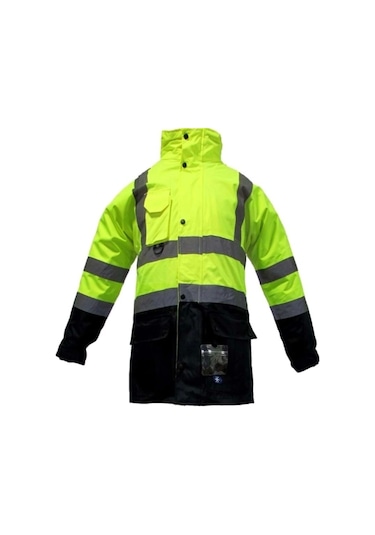 Jn1003 5in1 Yüksek Görünürlüklü Içi Çıkmalı Oxford Parka