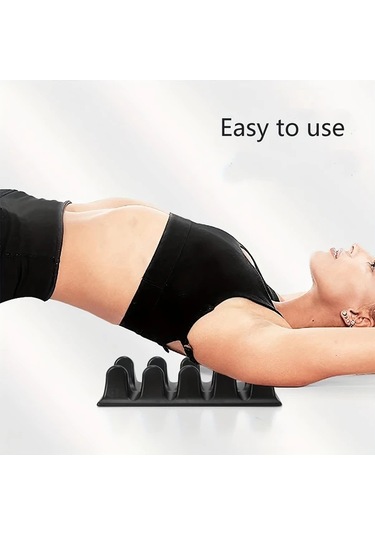 Willowhaven Siyah 1 Adet Ergonomik Sırt Masaj Aleti Tüm Vücut Kas Rahatlama Derin Doku Masajı siyah