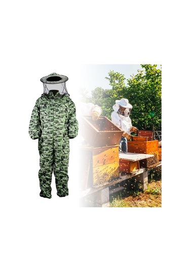 Suntek Magideal Arıcılık Elbisesi Parlak Renk Kıyafet Tam Vücut Xl