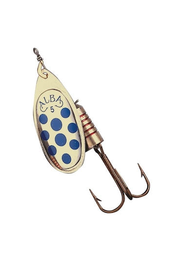 Albastar 202 Döner Olta Kaşığı Sarı-Mavi No:2