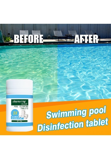 Padalink Halkaşak Havuz Temizleme Tabletleri 100g - Etkili Dezenfeksiyon Ve Leke Kaldırma, Güvenli Yüzme Deneyimi