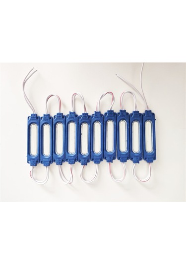 Replax Parmak Cob Led Mavi 24 Volt Su Geçirmez 10,lu 3m 0409975