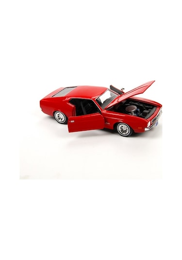 Motormax 1971 Ford Mustang Sportsroof 1/24 Kırmızı Model Araba