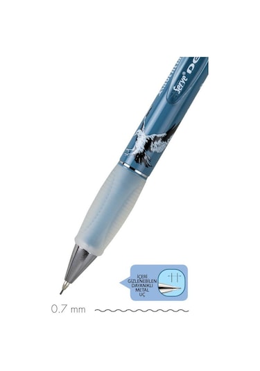 Serve Deep Versatil Kalem Harry Potter Ravenclaw 0.7 Mm Ergonomik Mekanik Uçlu Kalem Karışık/çok Renkli
