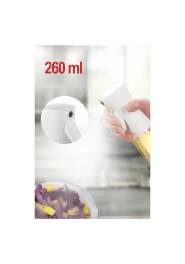 Airfryer Uyumlu Sprey Yağdanlık 260 Ml Cam Şişe,yağ Püskürtücü Fritöz Izgara Salata Şeffaf