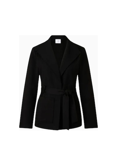 Bogner Benisha Jersey Slim Fit & B - Logo Blazer Kadın Ceket Siyah