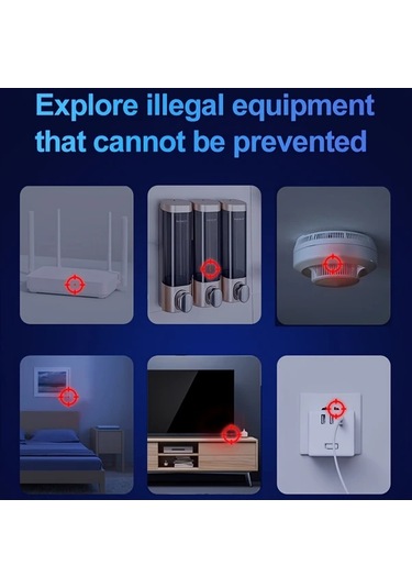 Honeybeeshop Otel Akıllı Kamera Dedektörü Kızılötesi Lazer Hırsızlık Önleme Gizlilik Koruma Sinyal Tespit Cihazı