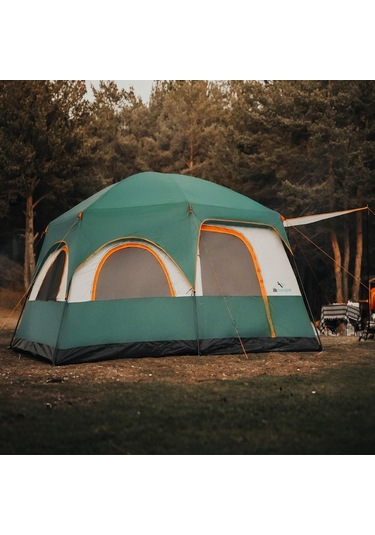 İlkmevsim Keops 8 Kişilik Kamp Çadırı - 420 x 300 x 220 CM Beyaz