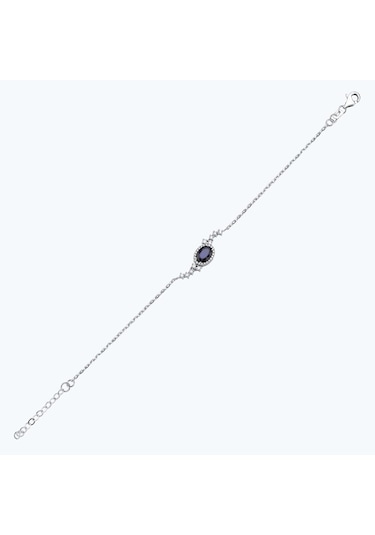 Altınbaş Pırlanta Safir Oval Bileklik Erm1017s-14k