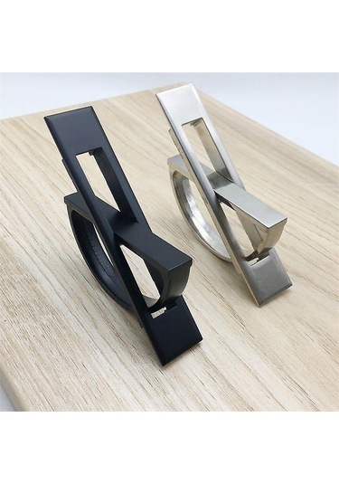 Tatami Gömme Kapı Kolu Kullanışlı Çinko Alaşımlı Gizli Kulplar Gizli Gömme Zemin Topuzu Siyah