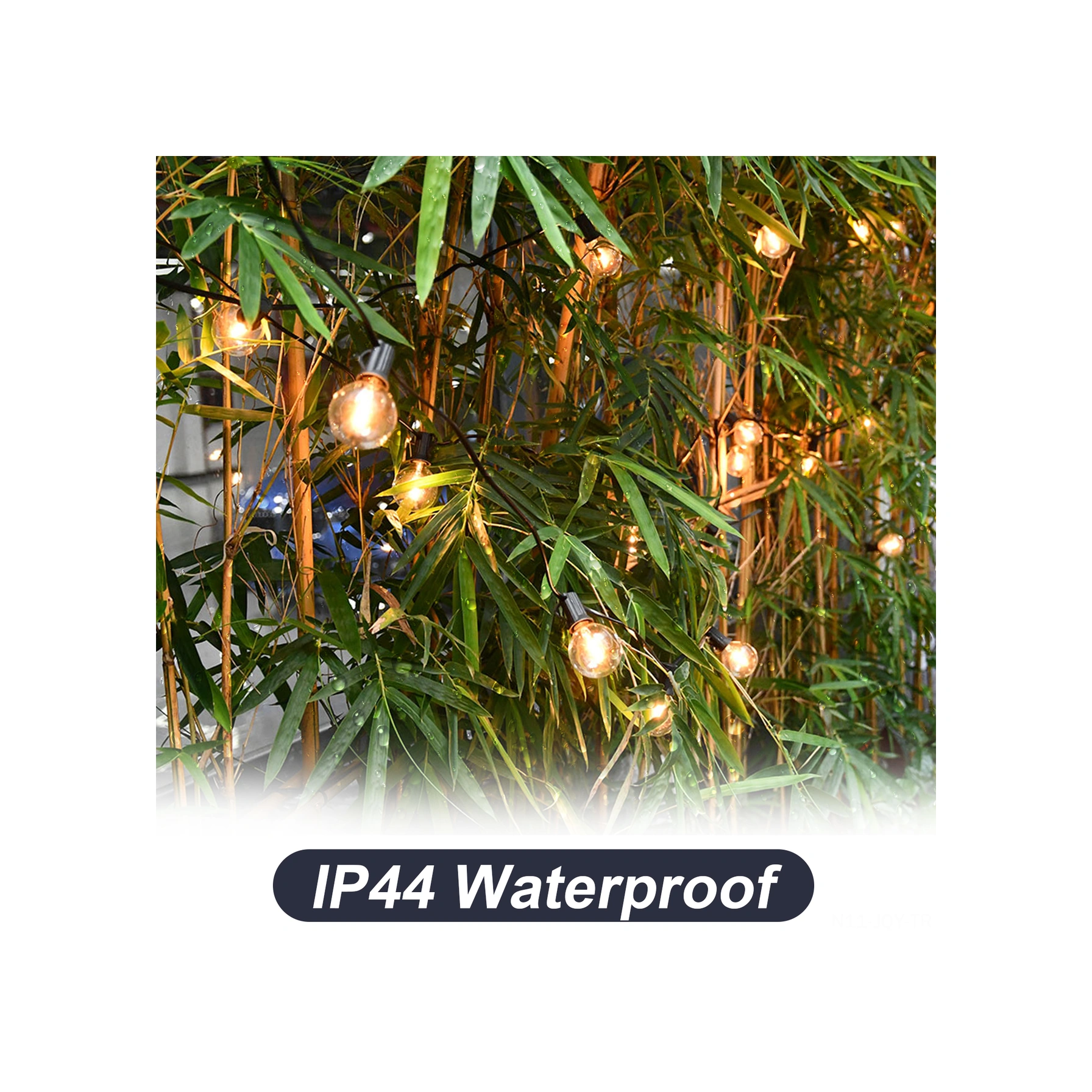 Youmex Ip44 Su Geçirmez Cam Led Ampul E12, 2200k Islak Beyaz 25'li Paket - 0.6w Enerji Tasarruflu, 360 Aydınlatma