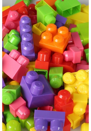 Play Blox Yapı Oyuncakları 56 Parça Çantalı Parlak Renkler Mega Blok Seti 2892