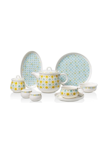 Korkmaz A8724 Aşiyan Collection 30 Parça Kahvaltı Takımı Çok Renkli