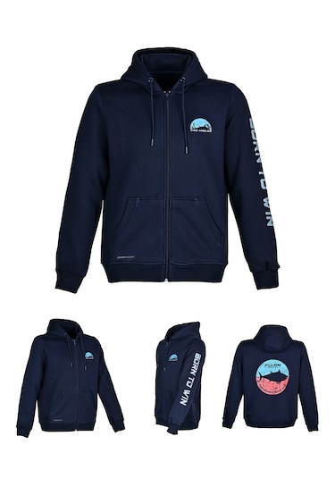 Fujin Pro Angler Tuna Zip Hoodie Lacivert