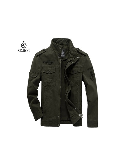 Erkek Kışlık Pamuklu Ceket Yeşil