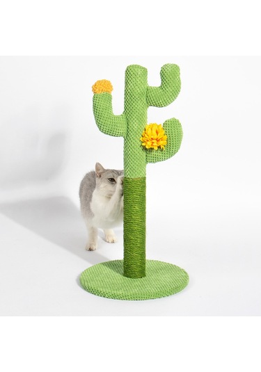 Suntek Pet Kedi Tırmalama Direği Sisal Halat Ağacı Büyük