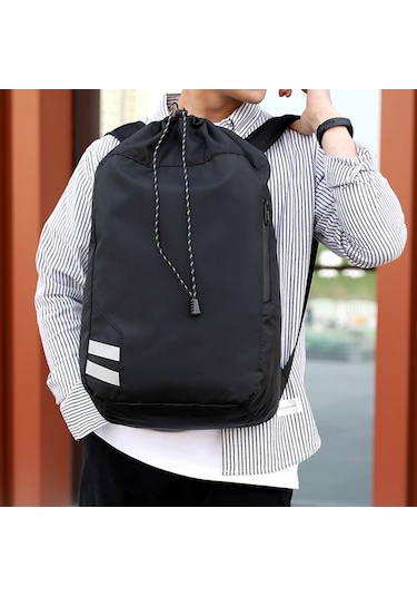 Moda İpli Işın Cep Spor Seyahat Sırt Çantası Erkekler ve Kadınlar Eğitim Sırt Çantası Çok Renkli