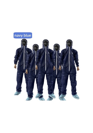 Willowhaven Navy Blue 2xl 5 Adet Tek Kullanımlık Tulum 35gsm