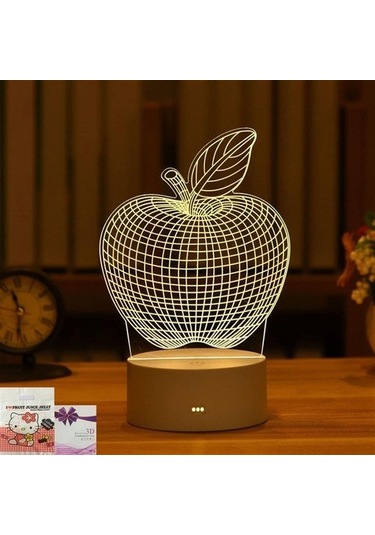 Szypzstore 1 Adet Romantik Aşk 3d Akrilik Ev Için Led Lamba Çocuk Gece Lambası Masa Lambası Doğum Günü Partisi Dekoru Sevgililer Günü Başucu Lambası 7cw8s2 Siyah