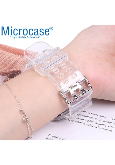 iOS Uyumlu Watch 8 45 mm Kılıf Korumalı Silikon Kordon KY22-2