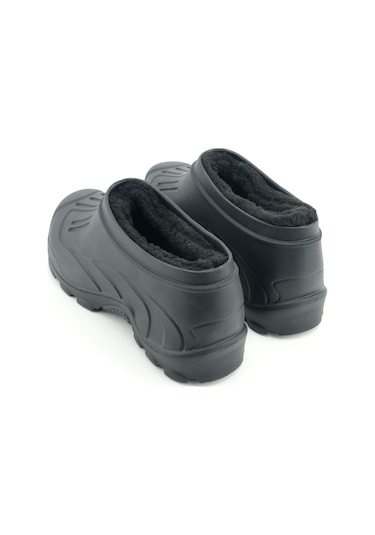 Gezer Erkek Kışlık İçi Peluşlu Çıkarılıabilir Rahat Taban Kısa Eva Kar Bot Siyah