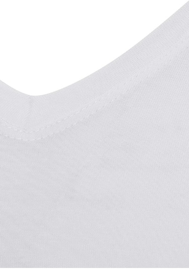 Dodes Star 206 Modal Yarım Kol V-yaka T-shirt Atlet