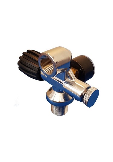 Kraken Tüp Vanası Tek Çıkış 25x2 M26 300bar Göstergeli Psp Hava