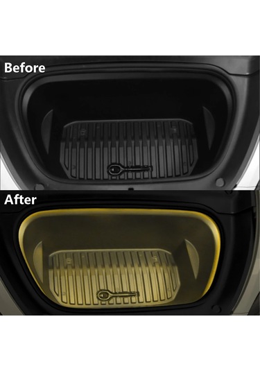 Cbtx Global Tsl802 Model Y / 3 Manyetik Silikon Led Şerit Işık Dekor Lambası Araba Işığı - Beyaz Işık