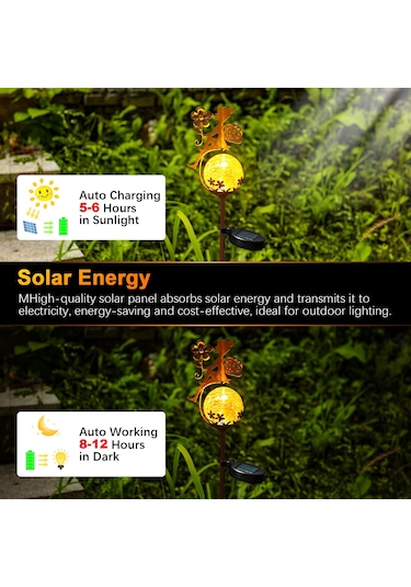 Neoglint Dış Mekan Güneş Işıkları Peri Peyzaj Yol Işıkları Lneo371-2