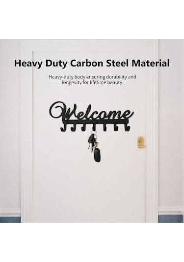 Yulong Reedark 7 Kancalı Pratik Duvar Askısı - Paslanmaz Çelik,