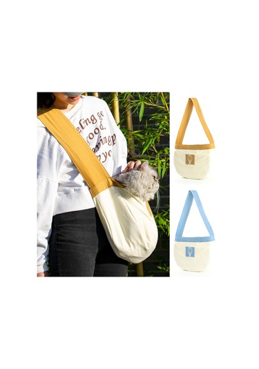 Geeksen Kedi Çantası Evcil Hayvan Çantası Kedi Seyahat Çantası Taşınabilir Kanvas Omuz Çantası Sarı Tedarikçi Bej Lyc08031-01f-cs12