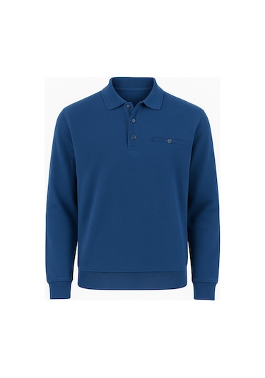 Simenti Regular Fit Polo Yaka Selanik Kazak - 7414 Indigo