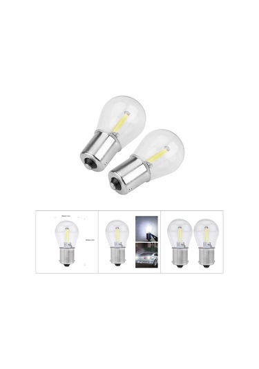 Shineyee 1156 T Tipi Cob Led Araba Feneri 2 Adet - Dc12v-28v, 30000 Saat Ömür, Ateşleme Flas, Beyaz Işık - Fren, Sinyal, Geri Vites Feneri