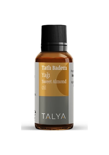 Talya Soğuk Sıkım %100 Saf ve Doğal Tatlı Badem Yağı 20 ML